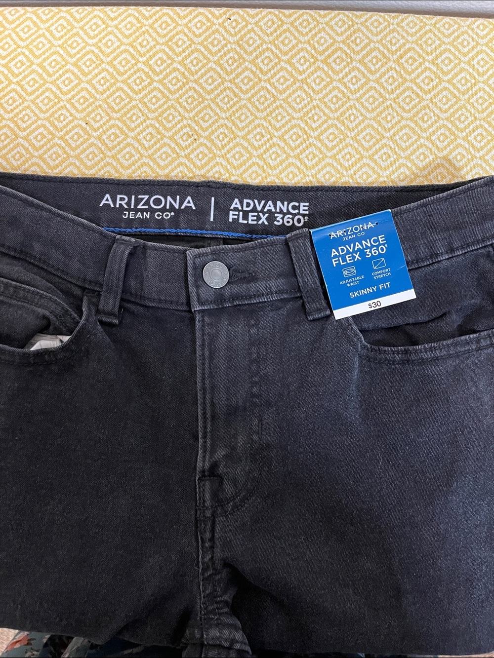 Advance Flex 360° Black Skinny Fit Jeans